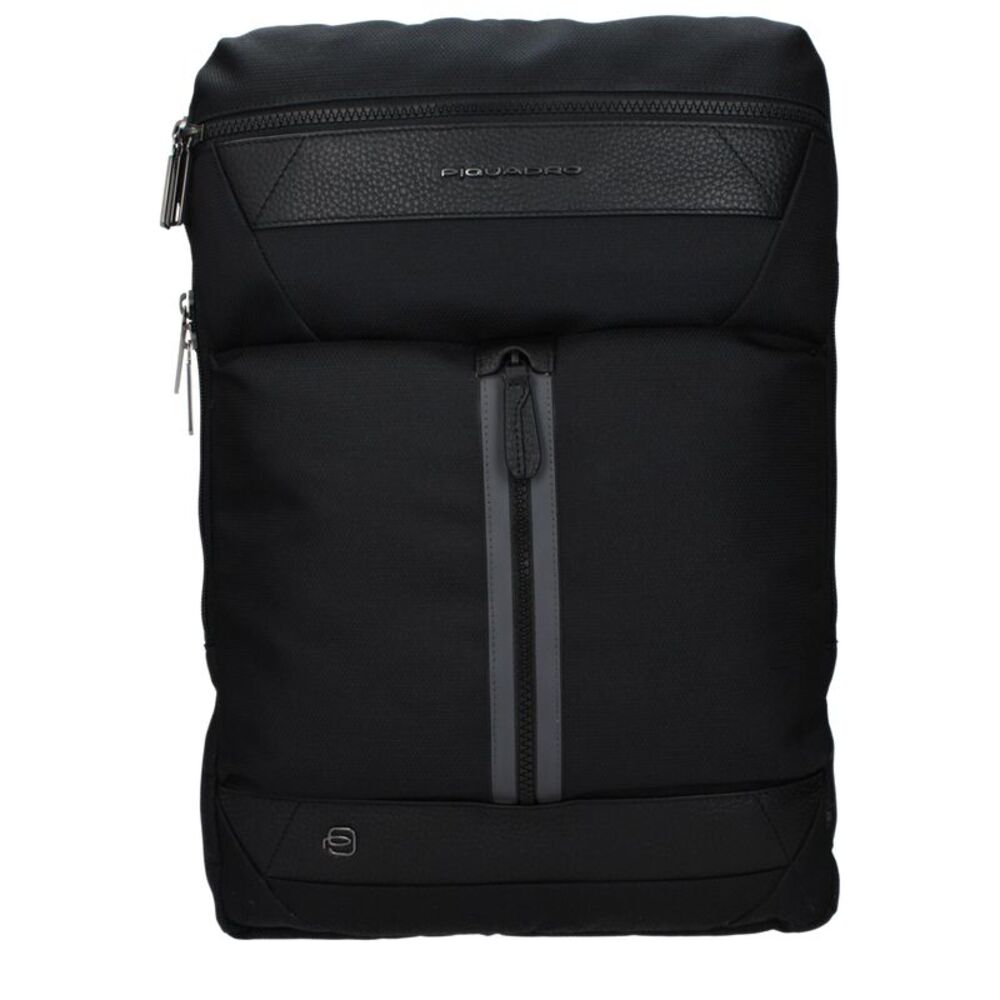 Piquadro Black Fabric Men's Backpack